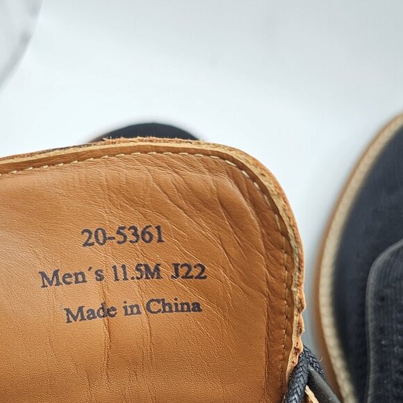 NWOB Men's Johnston‎ & Murphy Upton Knit Wingtip Shoes Black Size 11.5M - Picture 6 of 6